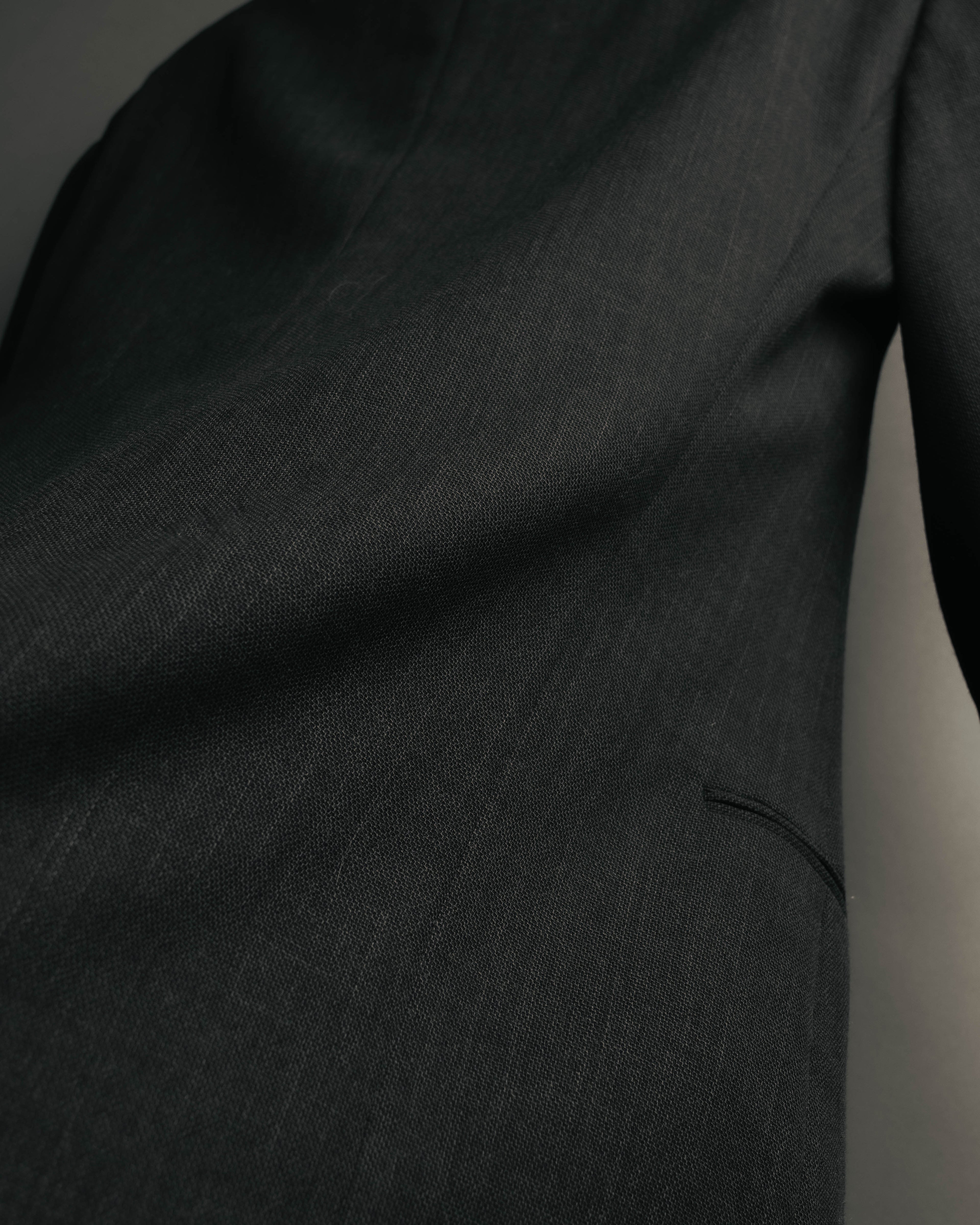 "Giorgio Armani Le Collezioni" 80's-90's Soft tailored double breasted wool blazer