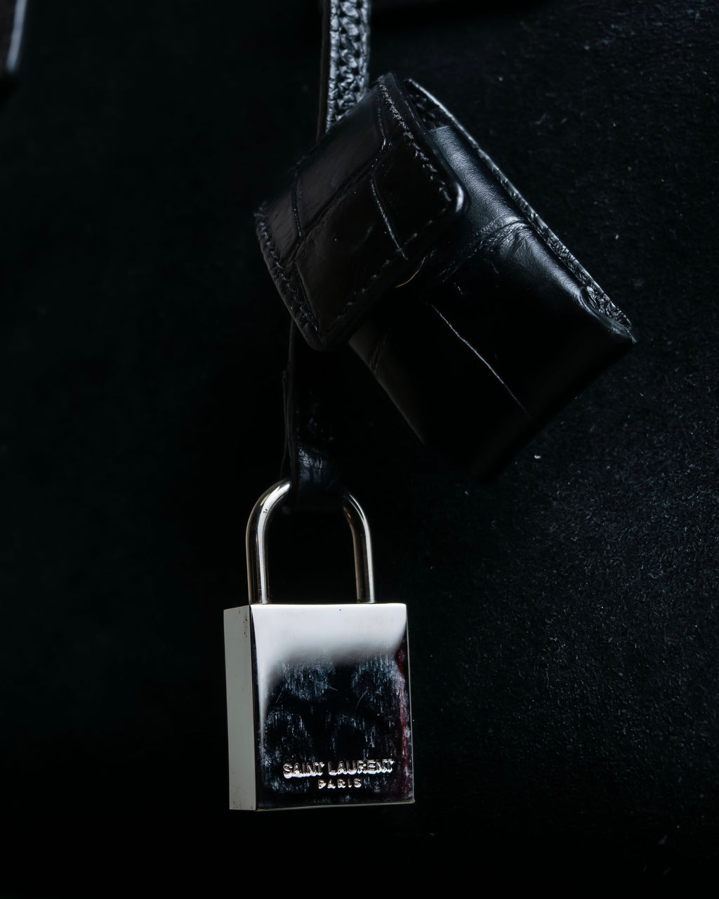 "Saint Laurent" Sac du Jour leather combination 2way bag