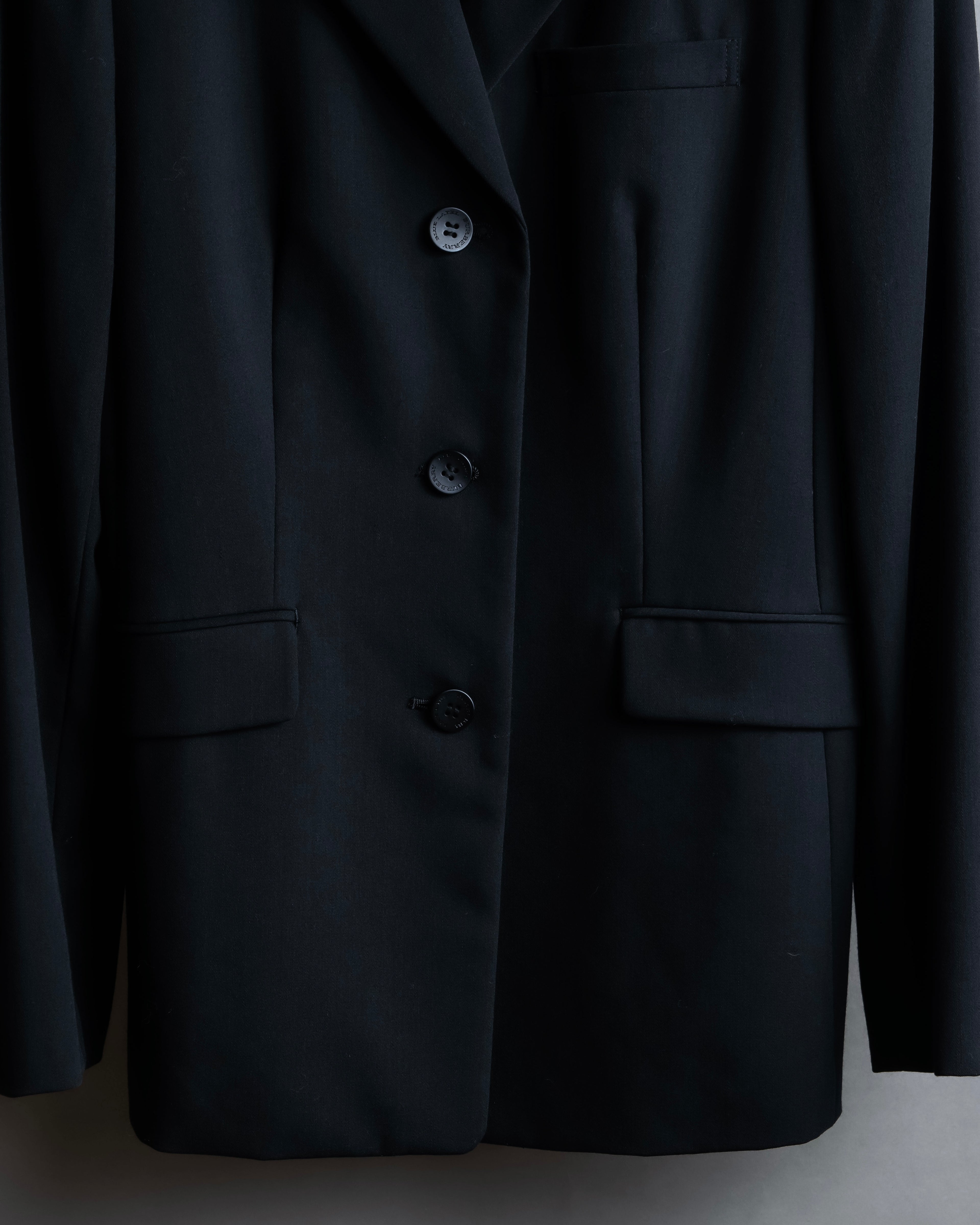 "BURBERRY Blue Label" 3 button waist shaped lightweight tailored jacket