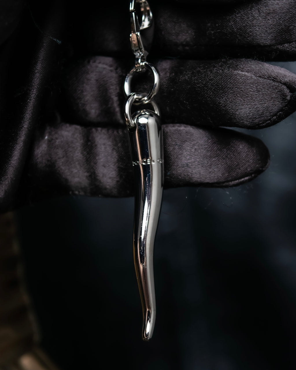 "Dolce &amp; Gabbana" Botanical design silver necklace