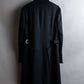 "GUCCI" Asymmetrical front detail high neck coat