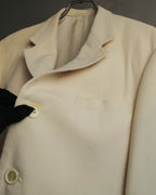 "Y's" 80's-early 90's Relaxed tailored wool skirt suit