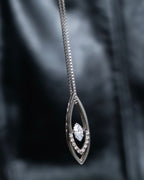 "Guy Laroche" Dancing stone diamond necklace