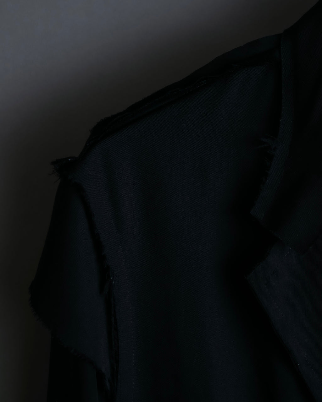 "B Yohji Yamamoto" Inside-out design super long shirt coat