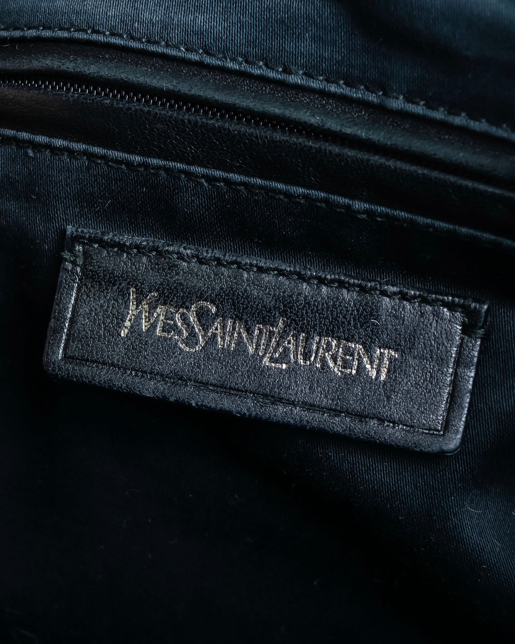"YVES SAINT LAURENT" Glossy leather easy boston bag