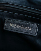 "YVES SAINT LAURENT" Glossy leather easy boston bag