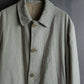 "Vintage ribbed stripe stand collar jacket"