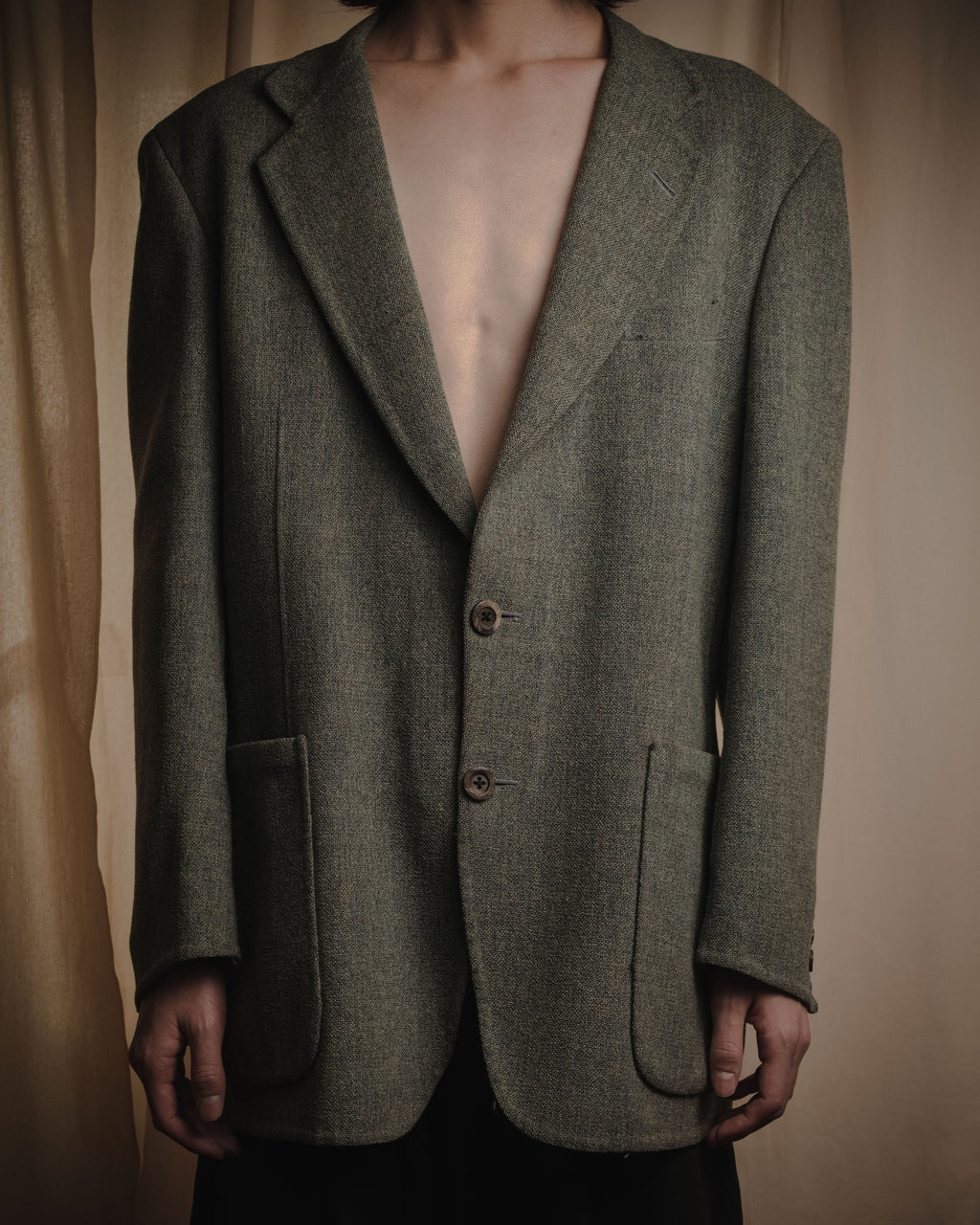 "Burberrys" 90’s early british tweed country tailored jacket