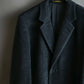 "GIANERANCO FERRE" Angora wool blend long chester coat