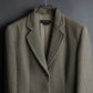 “GIORGIO ARMANI” check patented beautiful shape tailored jacket