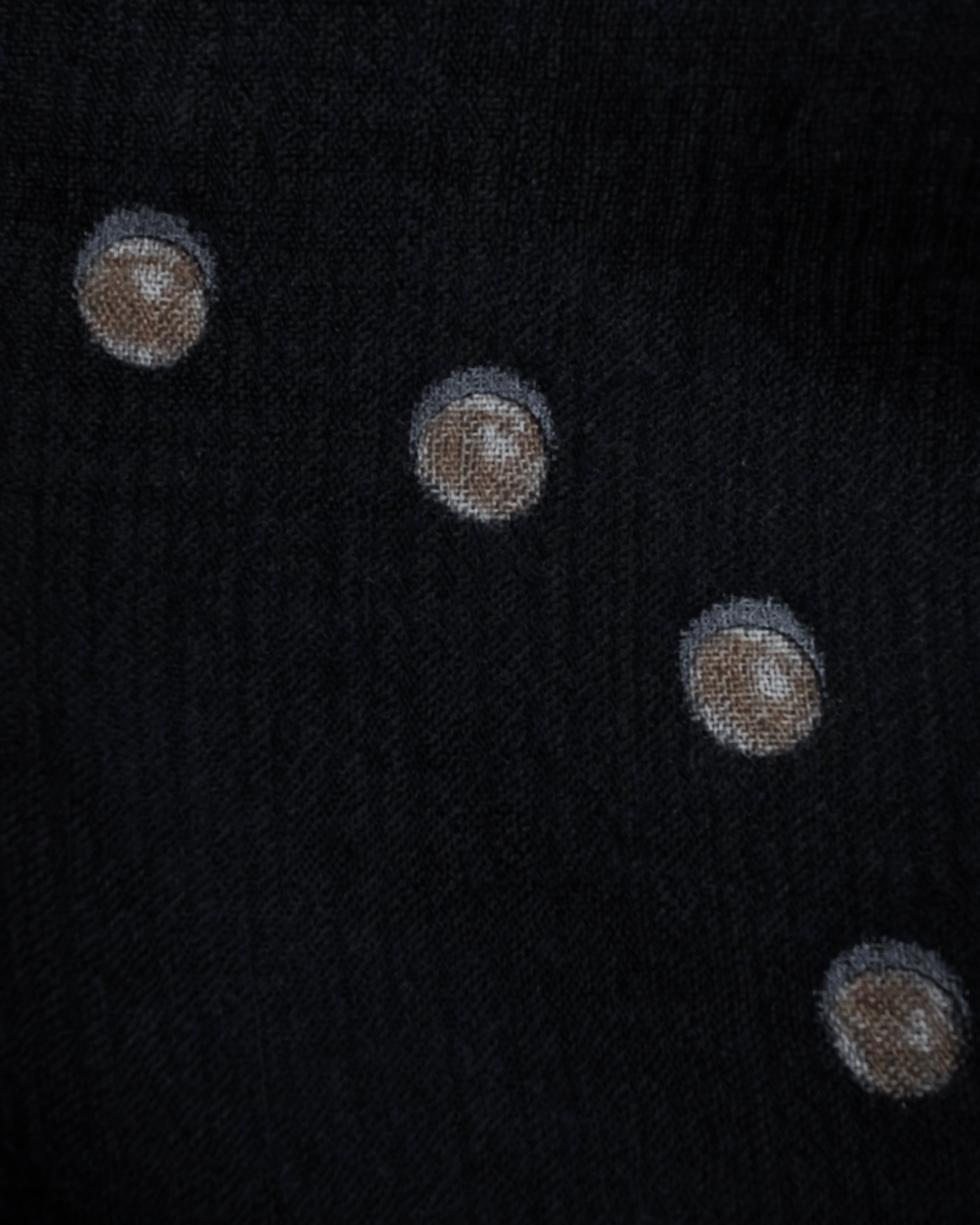 "CHANEL" Pearl fringe design gauze scarf