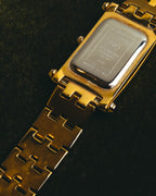 "VALENTINO ROLENTA" 90's-00's Decorative rhinestone quartz watch