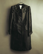 "CELINE" 00's Embellished silk coat