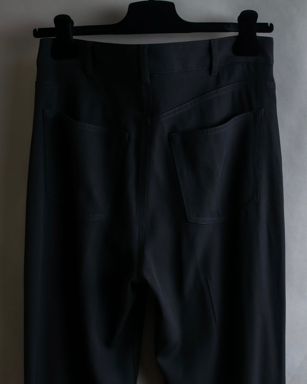 "BALENCIAGA" Beautiful draped full-length slacks