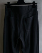 "BALENCIAGA" Beautiful draped full-length slacks