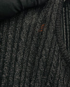 "Yves Saint Laurent" 80's-90's Metallic ribbed sleeveless knit top