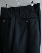 "ISSEY MIYAKE MEN" Shawl collar tailored jacket and two pleat tapered slacks set up