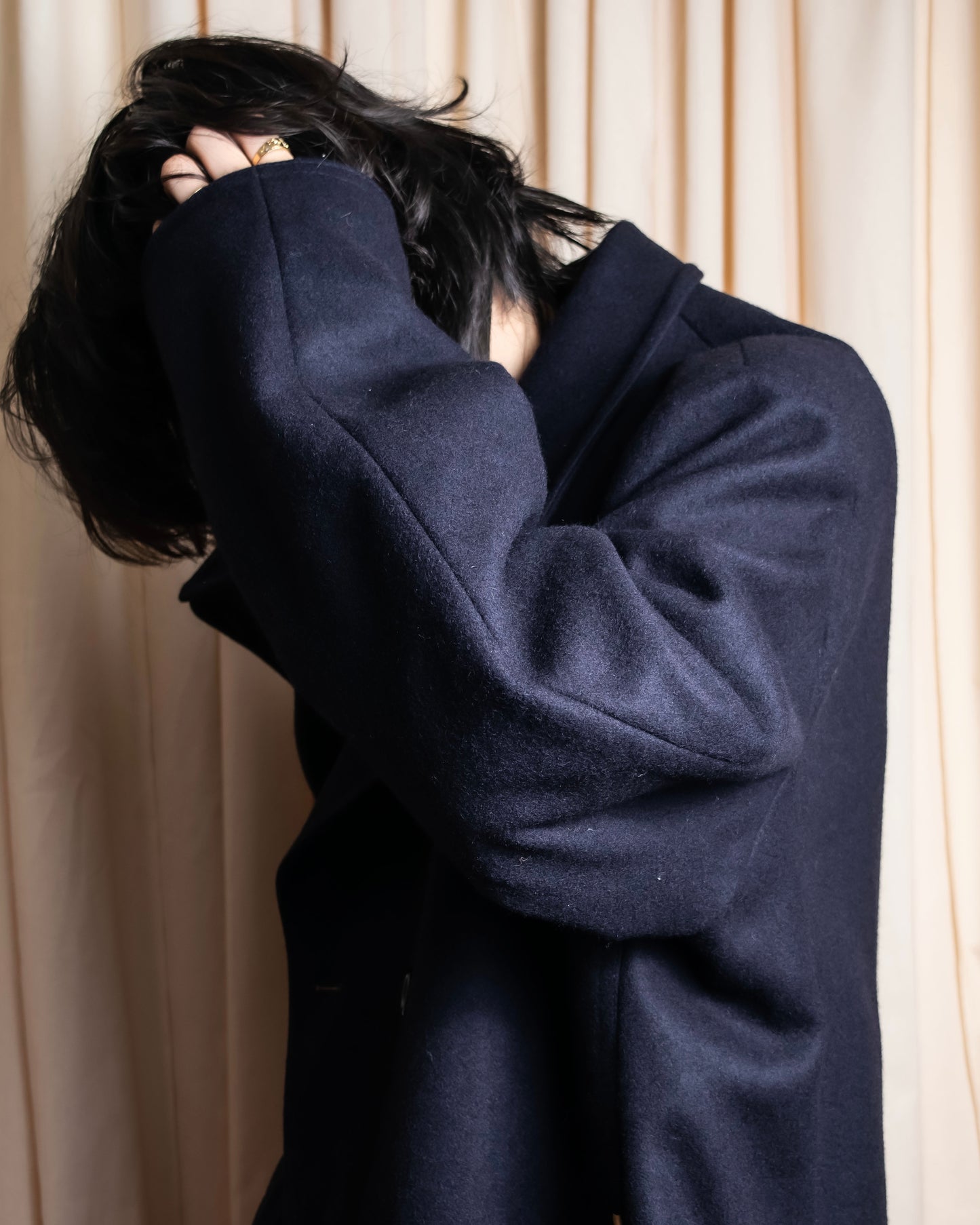 Vintage super oversized Peacoat