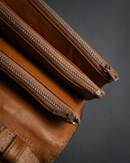 “CELINE” 80’s Hornback crocodile shoulder bag