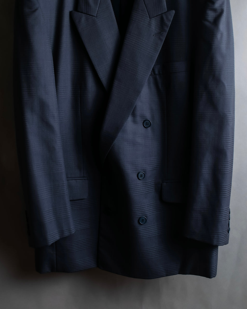 "CHRISTIAN DIOR MONSIEUR"
Shadow check pattern structured set up