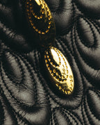 "Valentino Orlandi" 80's-90's Sculptural quilted leather shoulder bag