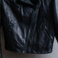 "Acne" Beautiful shape genuine leather double riders jacket