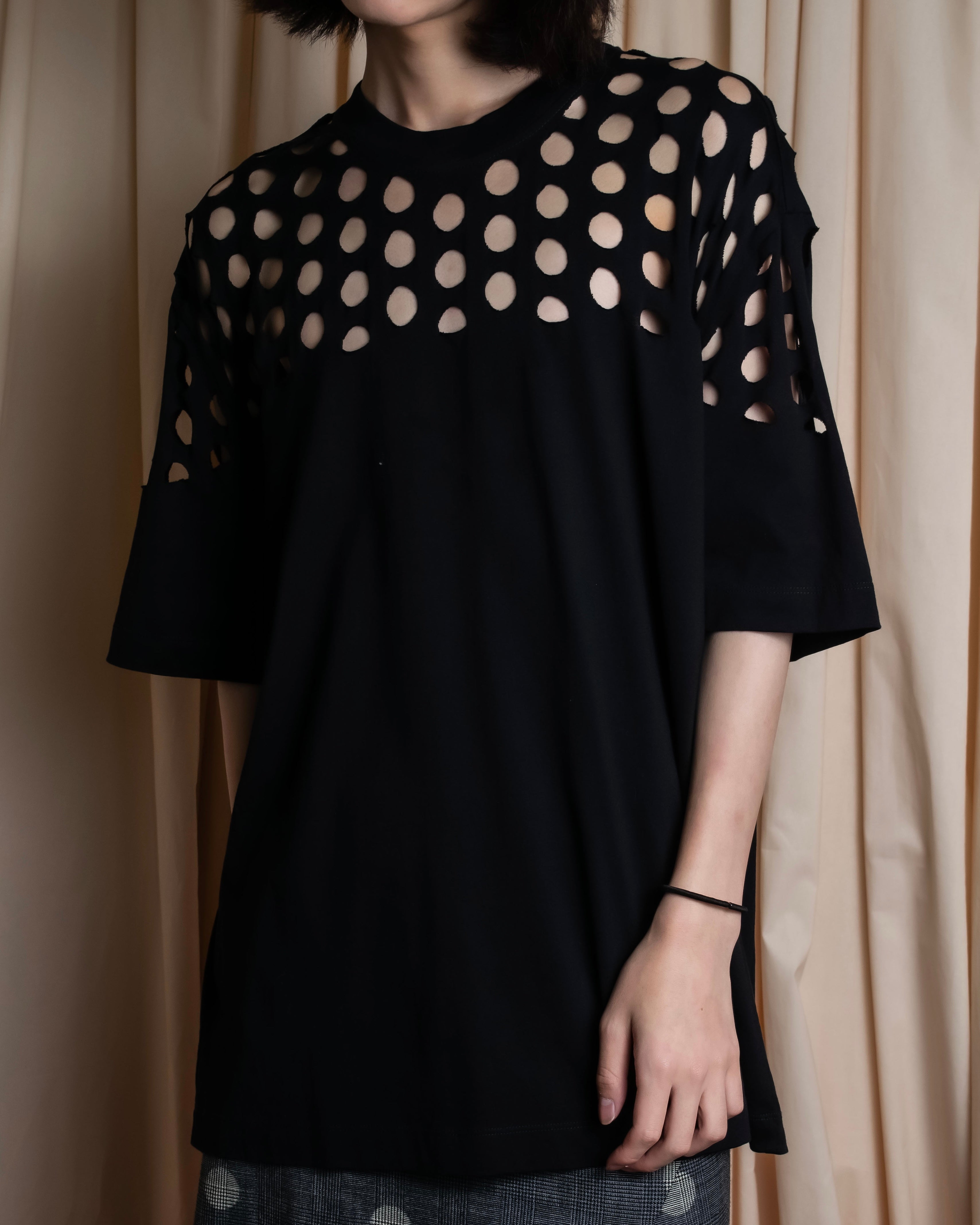 "MAISON MARGIELA" 20SS Circle cutting design pullover