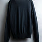 "PRADA" V-neck relaxed wool high gauge knit pullover