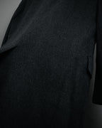 “BALENCIAGA PARIS” 90’s Cashmere blend chesterfield coat