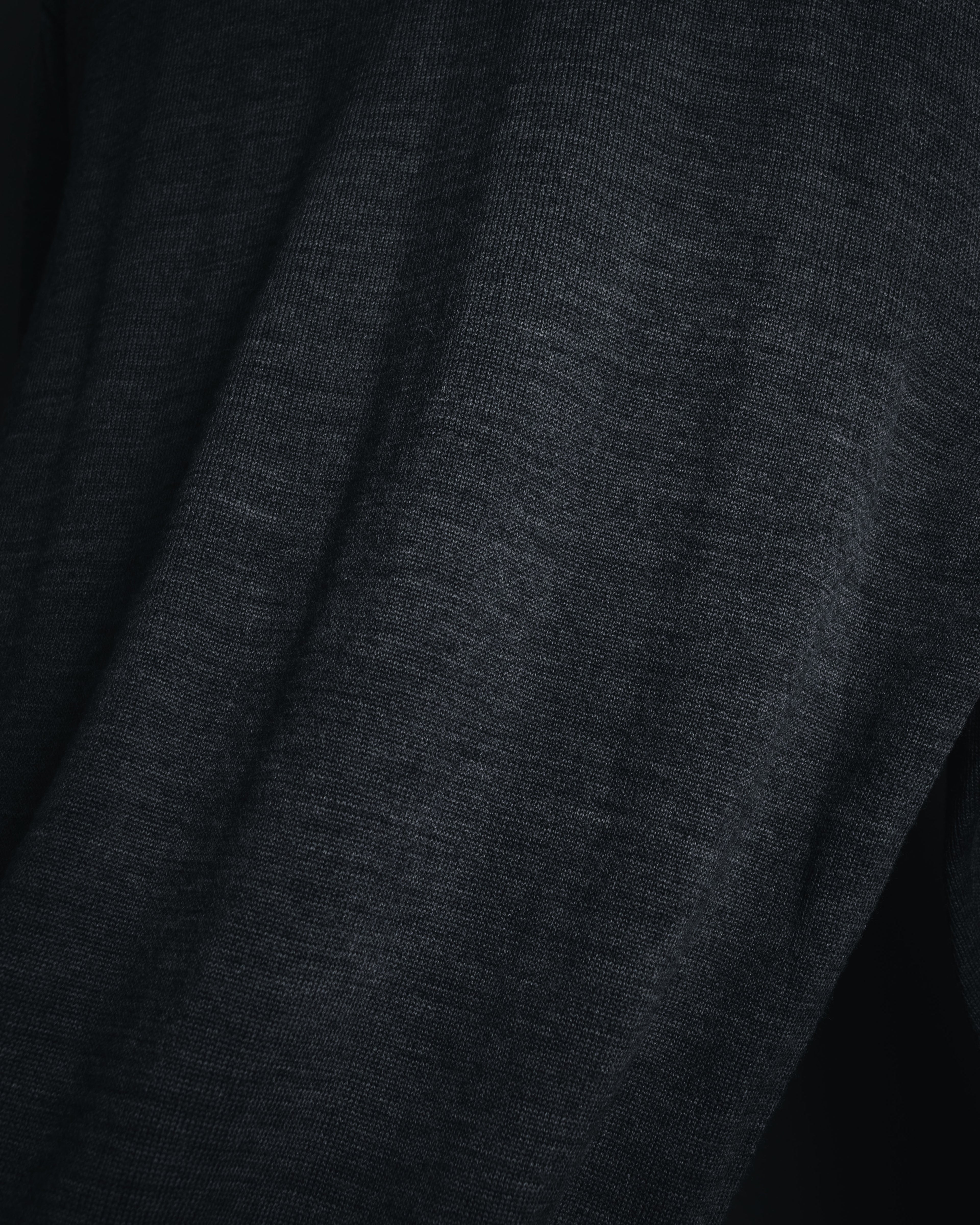 "YVES SAINT LAURENT" 80’s-90’s embroidered logo wool knit sweater