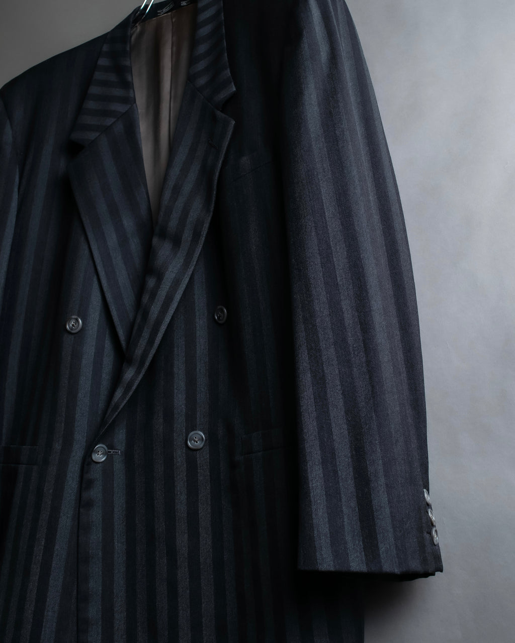 "GIANNI VERSACE" Striped classical tailored jacket