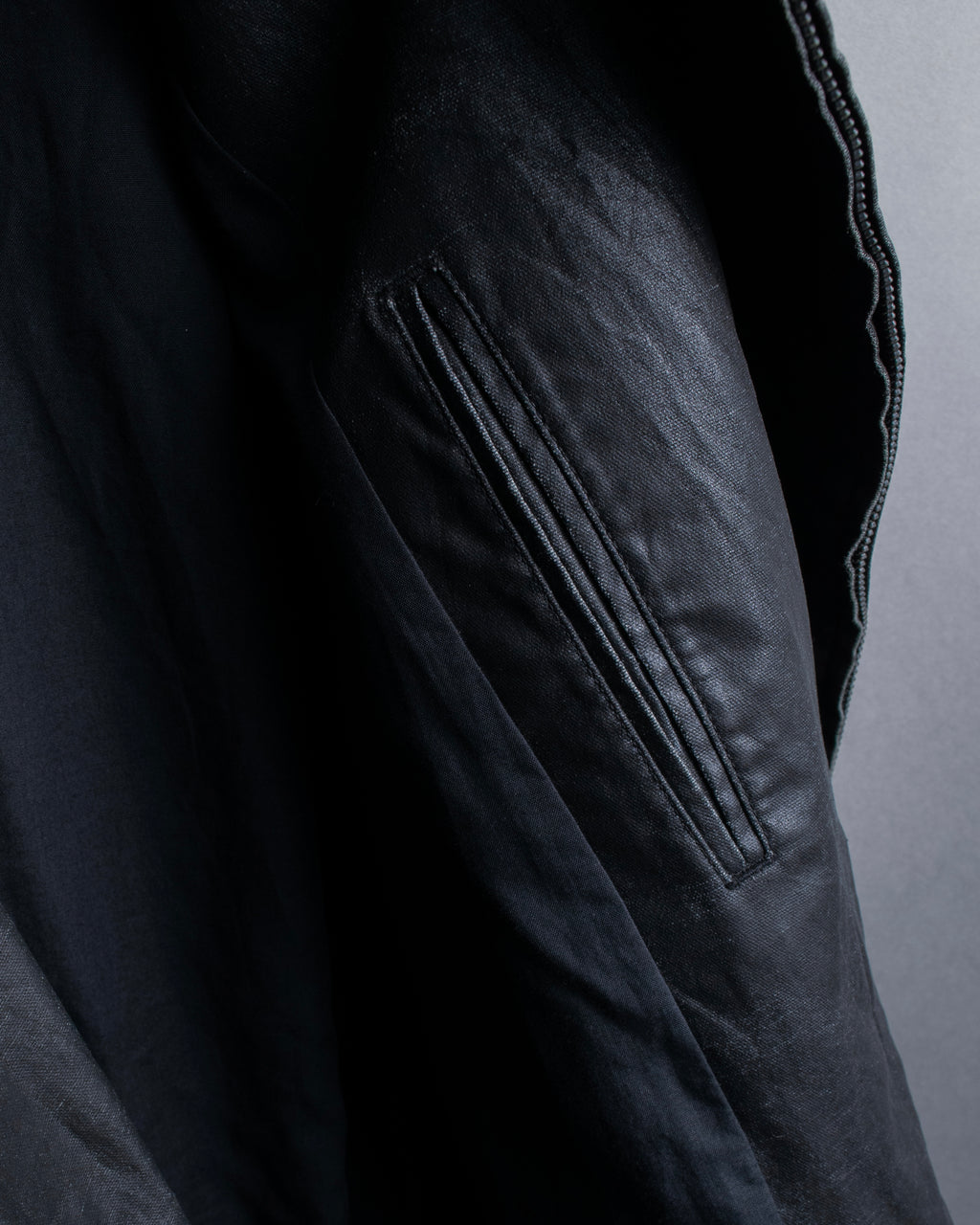 "JEAN PAUL GAULTIER" Firm finish double-zip belted mid-length coat