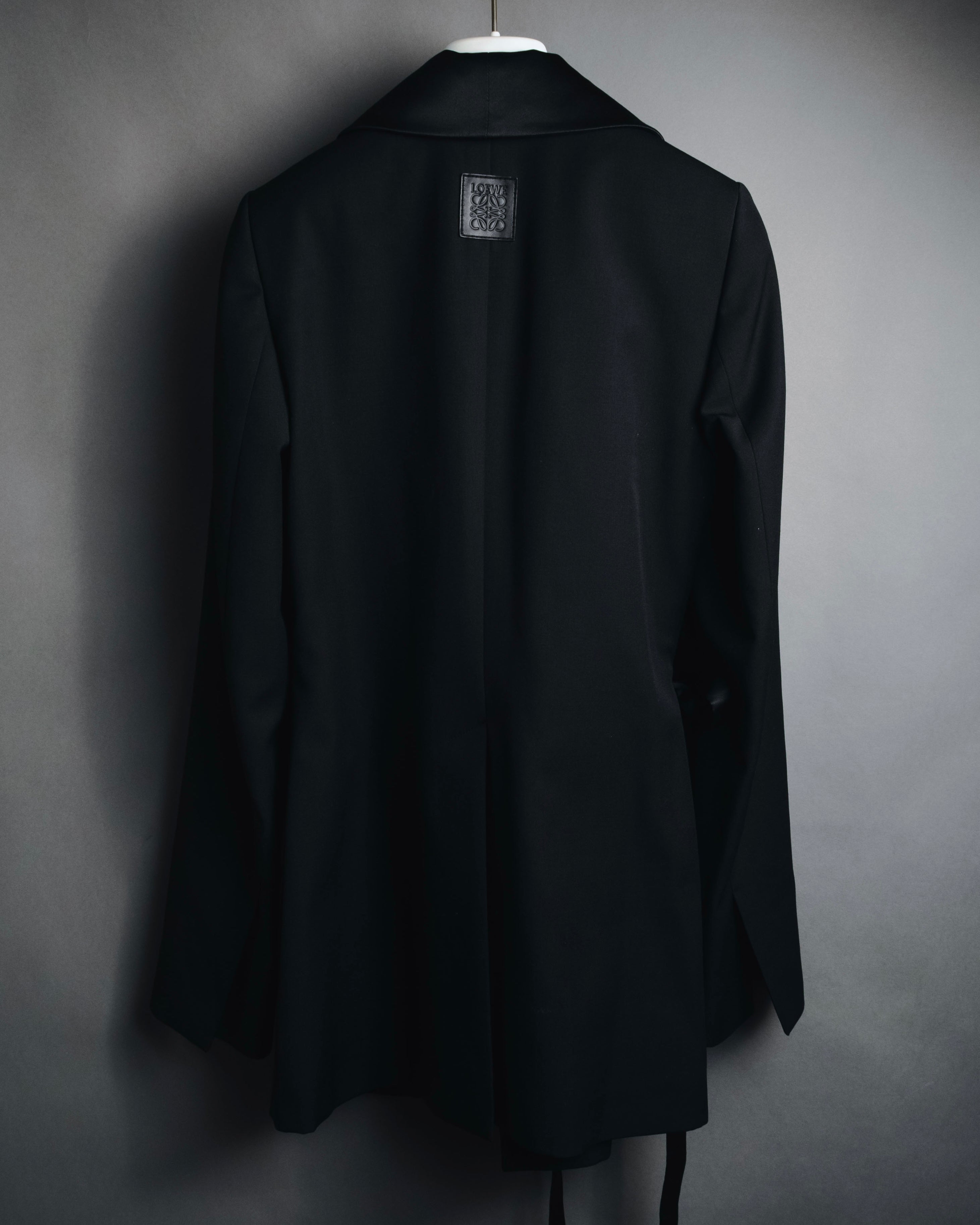 –SPECIAL– "LOEWE"2010’s-20’s wrap-front shawl collar tuxedo jacket