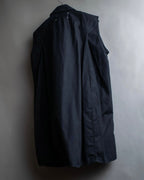 "MAISON MARGIELA" 13SS Panel design sleeveless black shirt