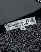 "Christian Dior PRETA PORTER"
Ribbon design mixed yarn knit pullover