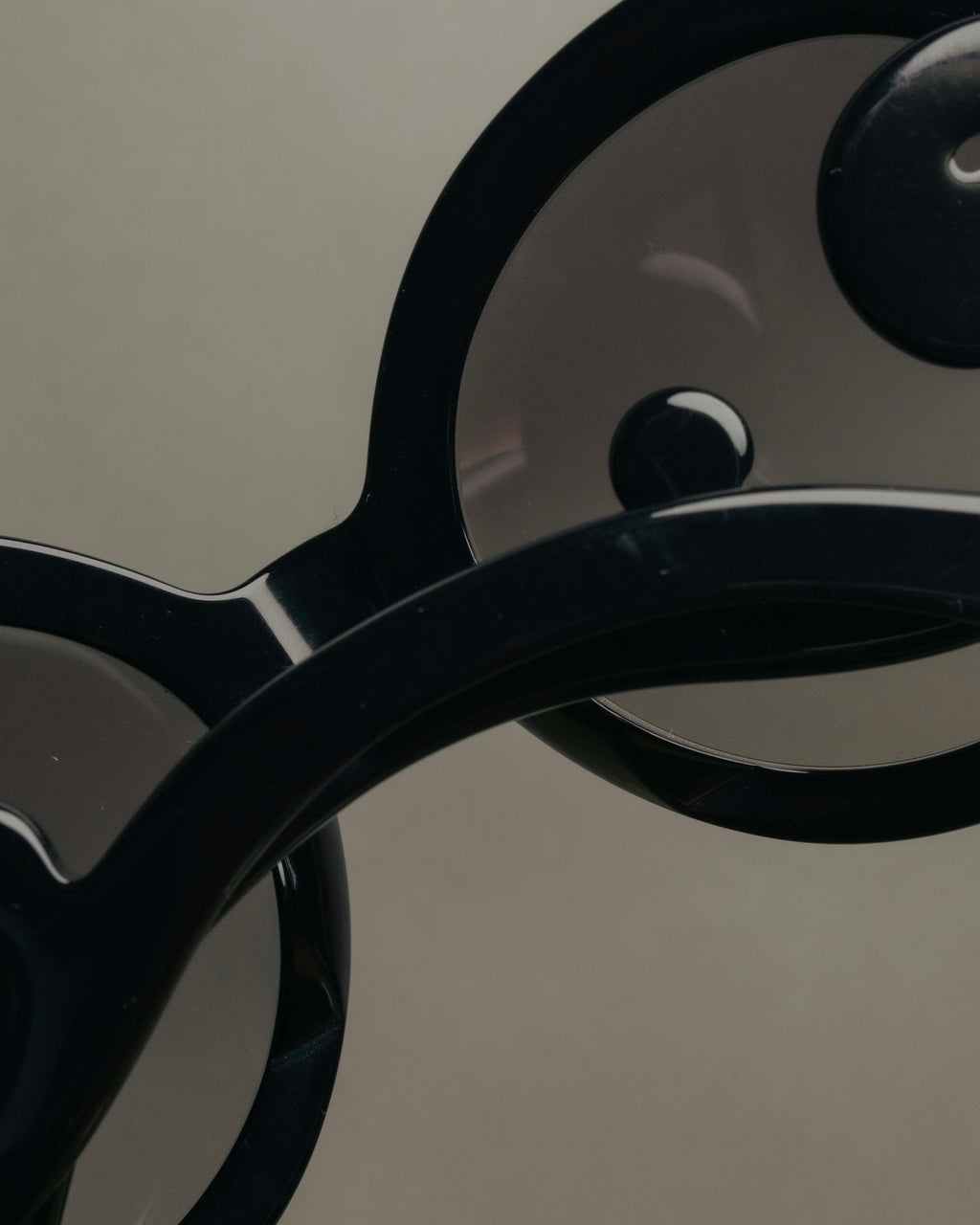 "PRADA" 10's Sculptural baroque sunglasses