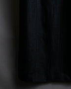 "CHANEL" Back button design flared maxi skirt