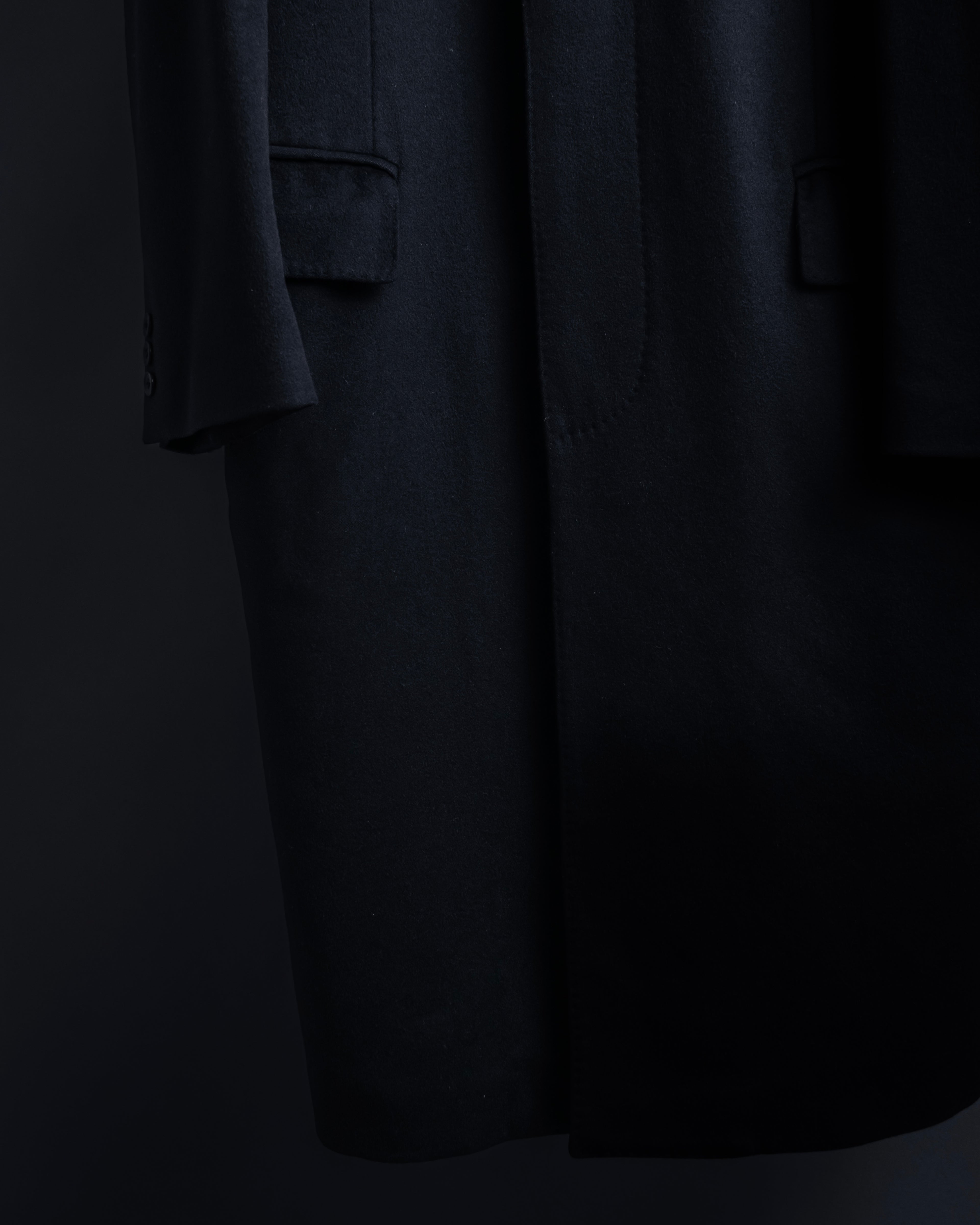 "PIERRE BALMAIN" Classic tailoring 100% cashmere chester coat