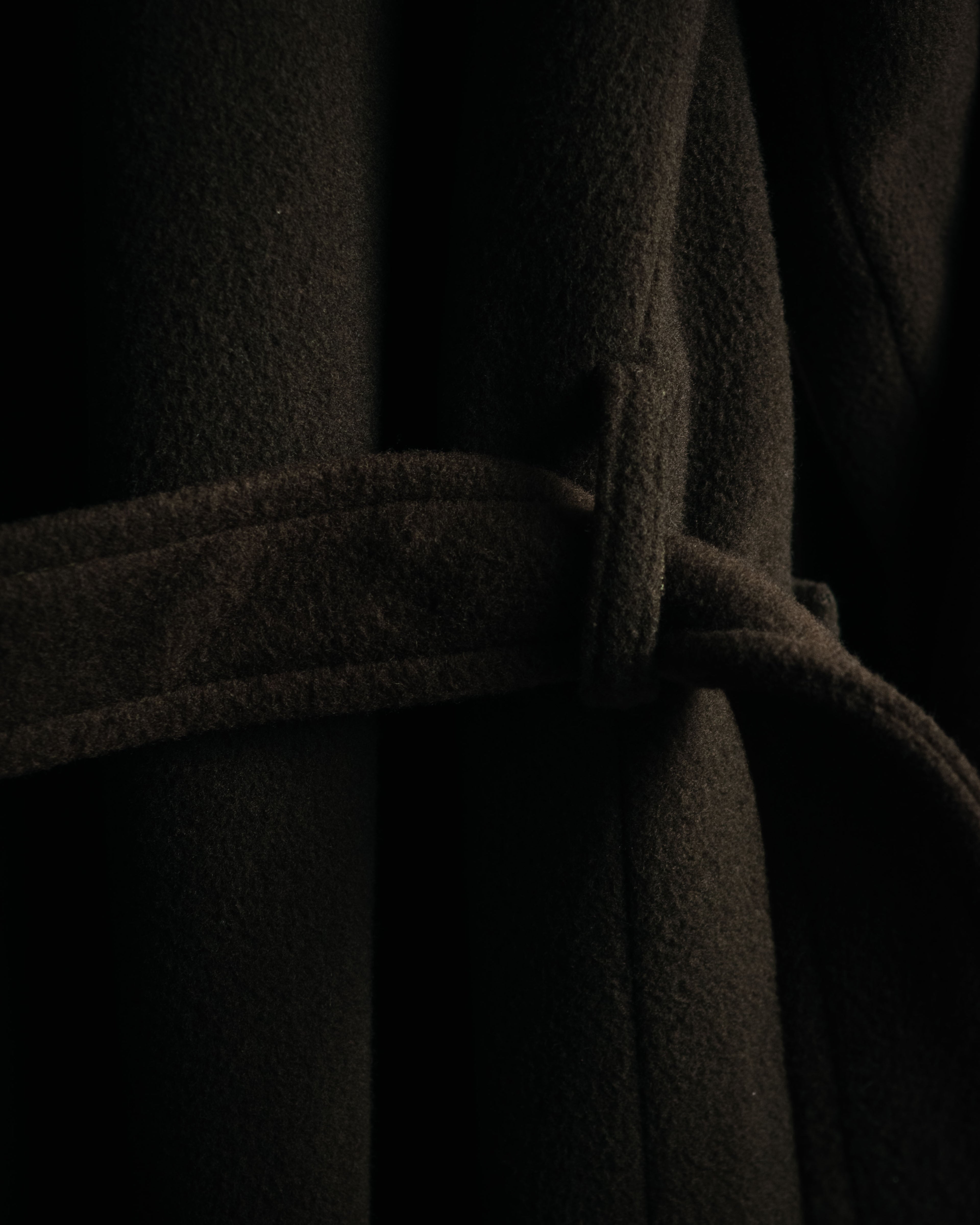 –SPECIAL– "CELINE" 80’s-90’s Triomphe button double breasted long coat