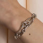 "HERMES" Chaine d'Ancre punk series silver 925 bracelet