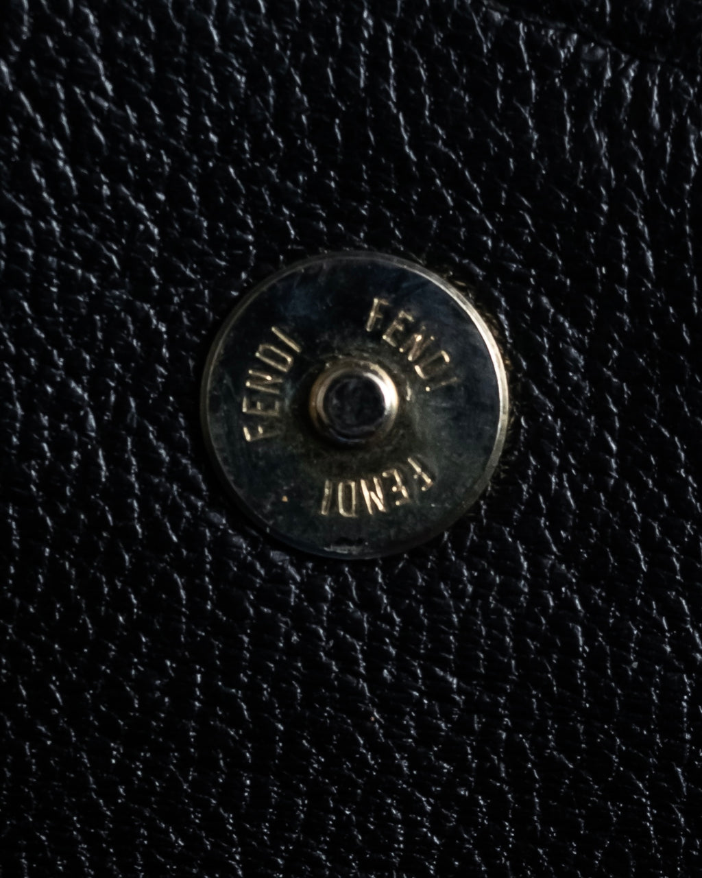 "FENDI" 80's Karl Lagerfeld design braided leather shoulder bag