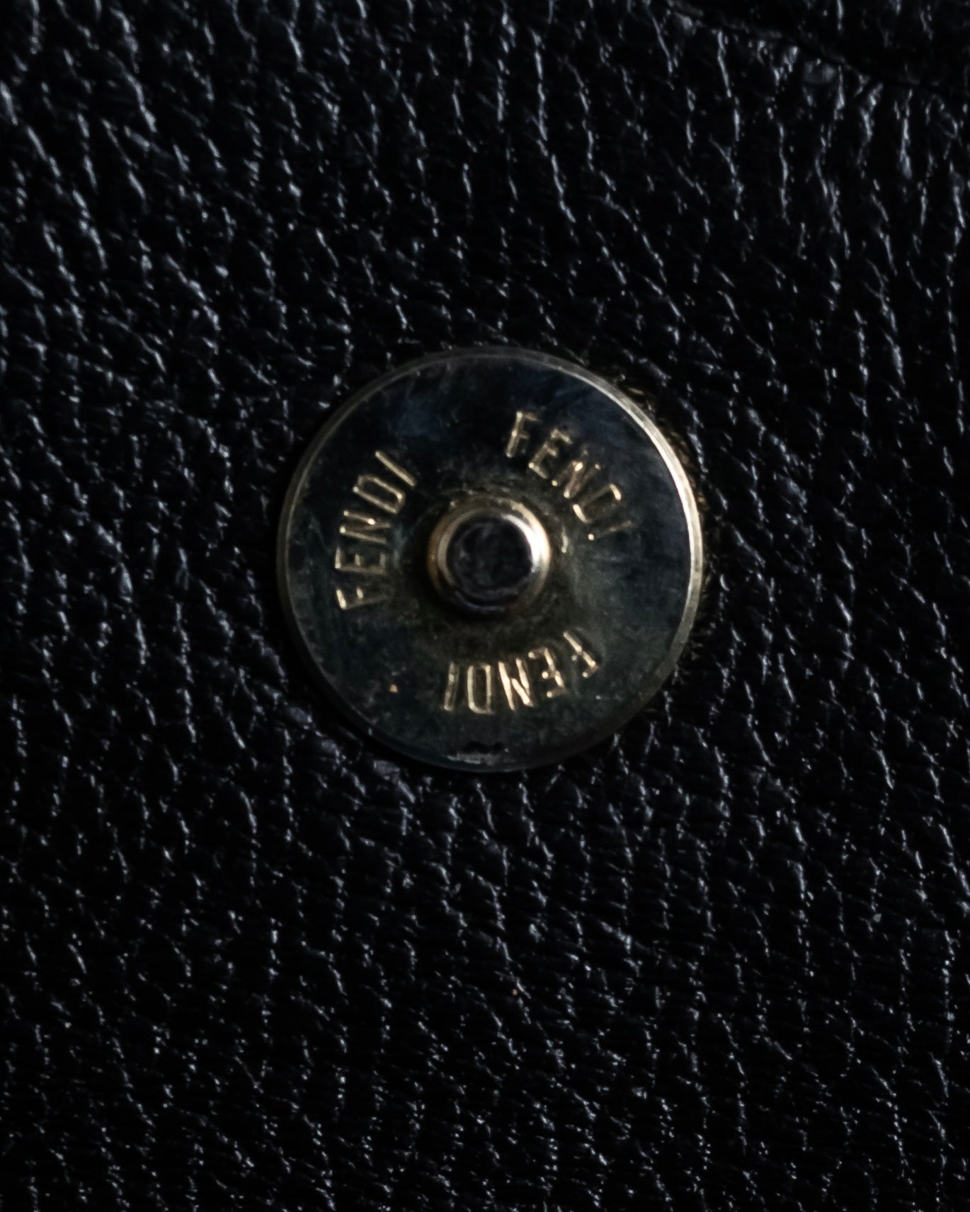 "FENDI" 80's Karl Lagerfeld design braided leather shoulder bag