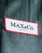 "MAX&amp;Co." Belted design wide lapel mid-length coat
