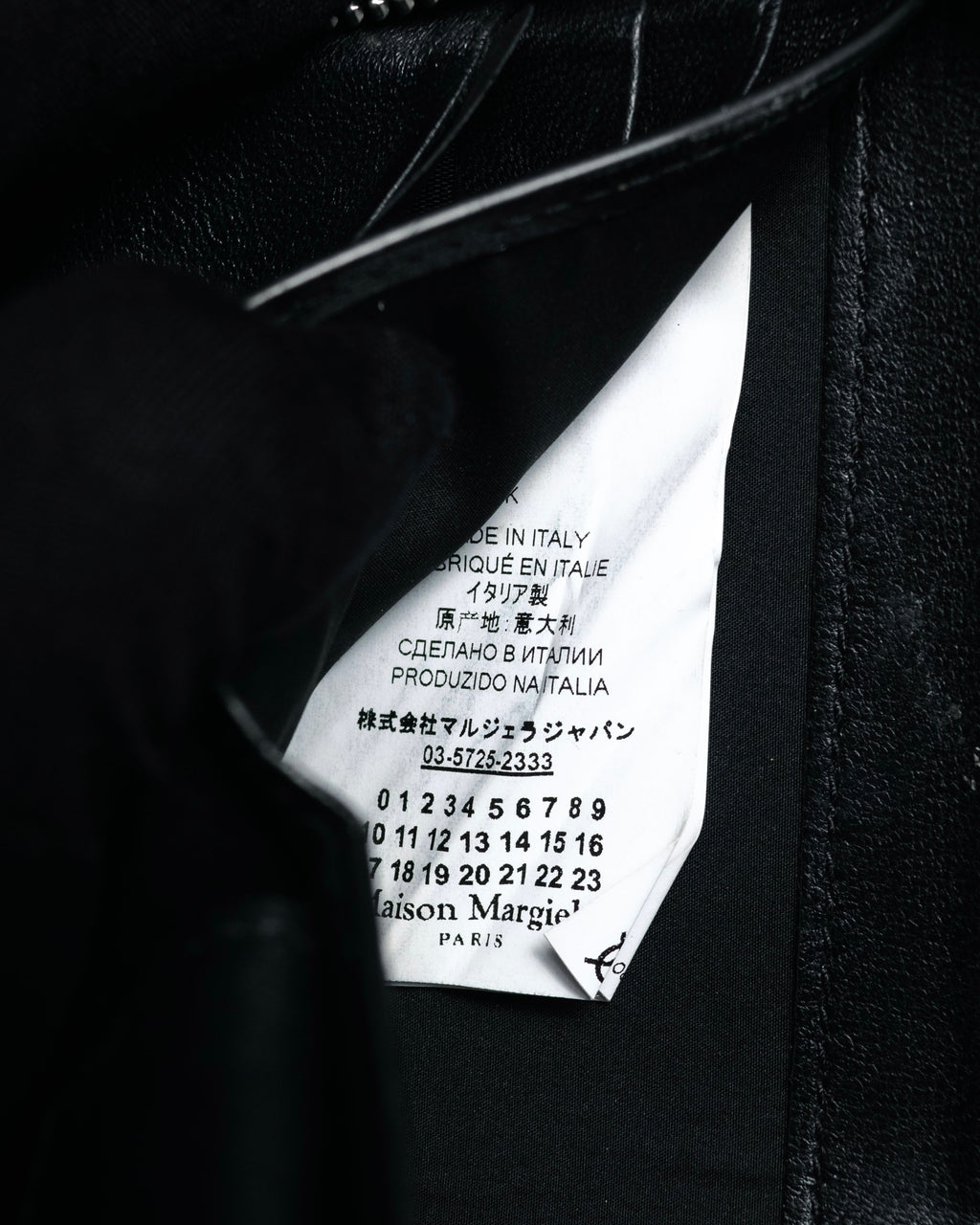 "Maison Margiela" 2020SS tabi sole patch zip wallet