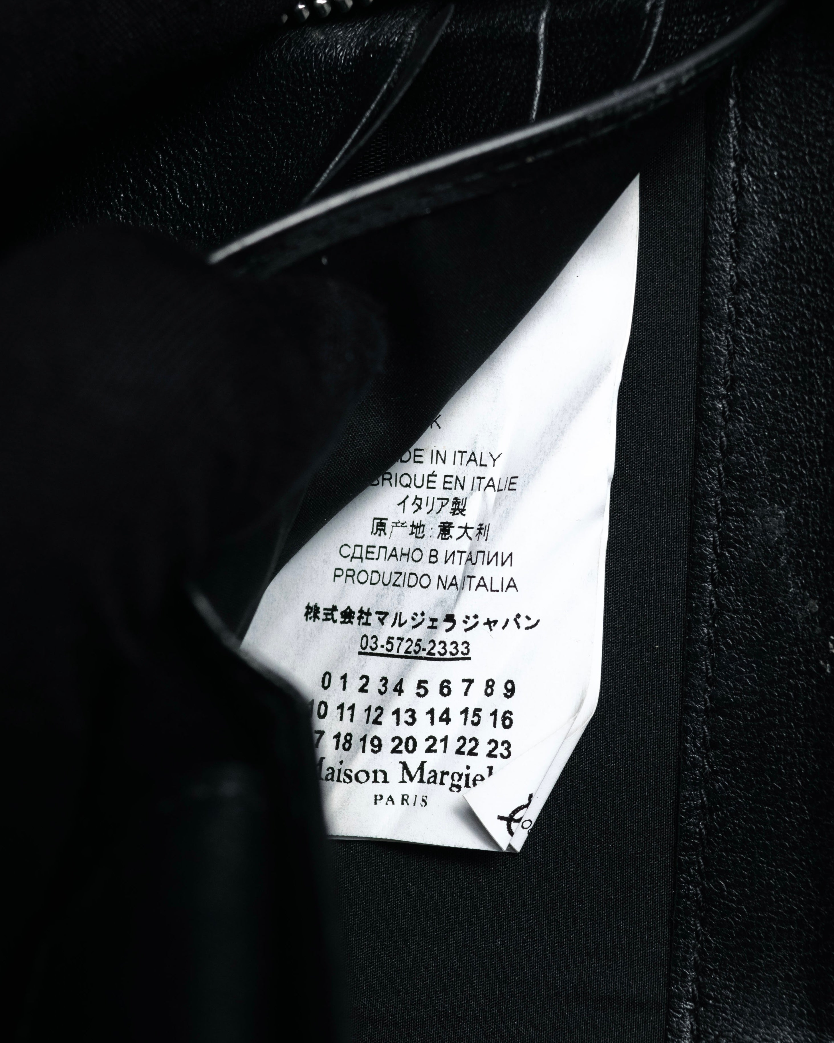 "Maison Margiela" 2020SS tabi sole patch zip wallet