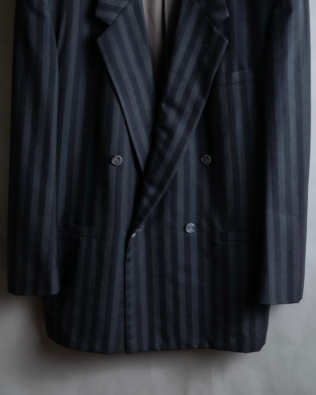 "GIANNI VERSACE" Striped classical tailored jacket