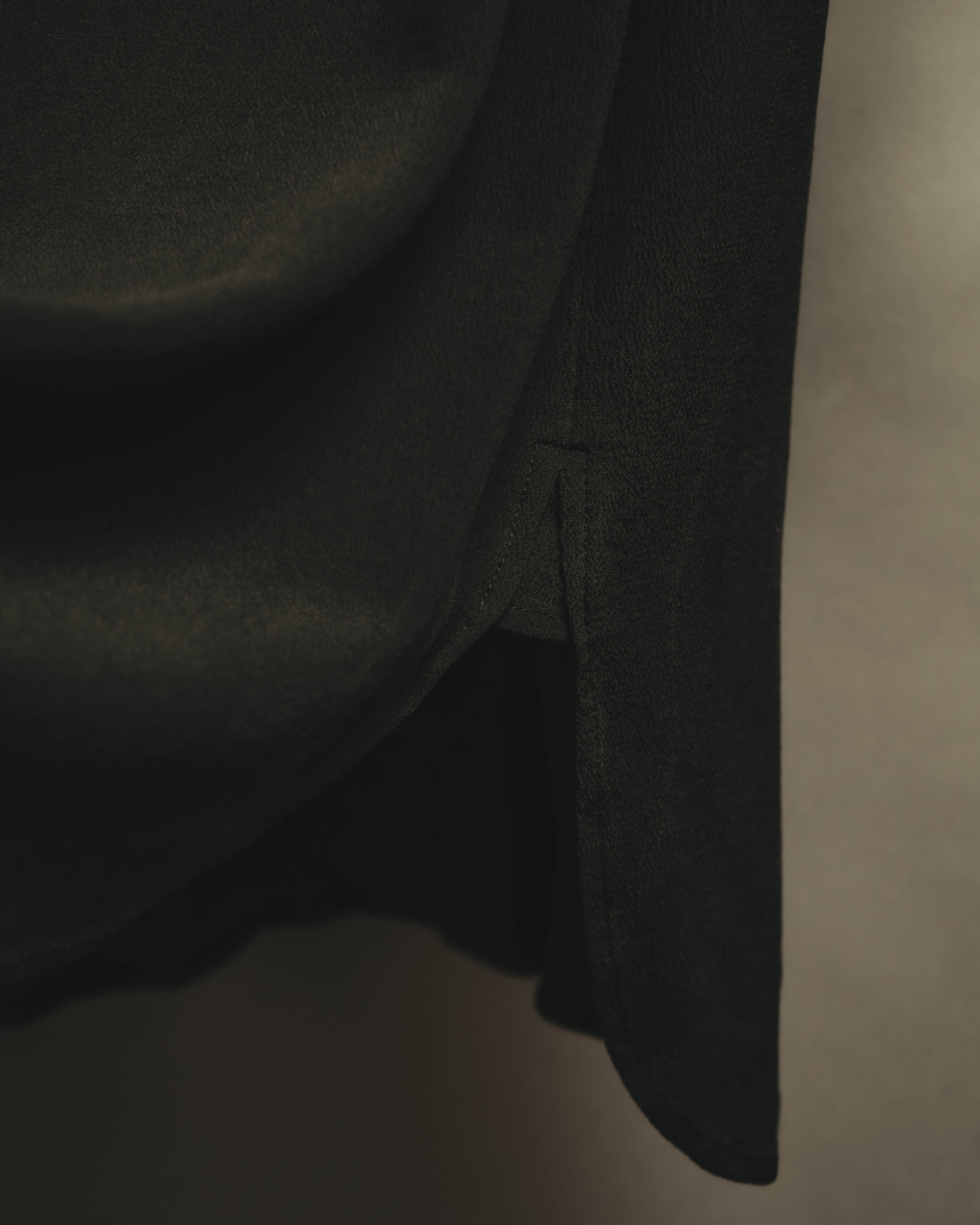-SPECIAL- “HERMÈS“ 00’s-10’s Sleeveless silk draped shirt dress