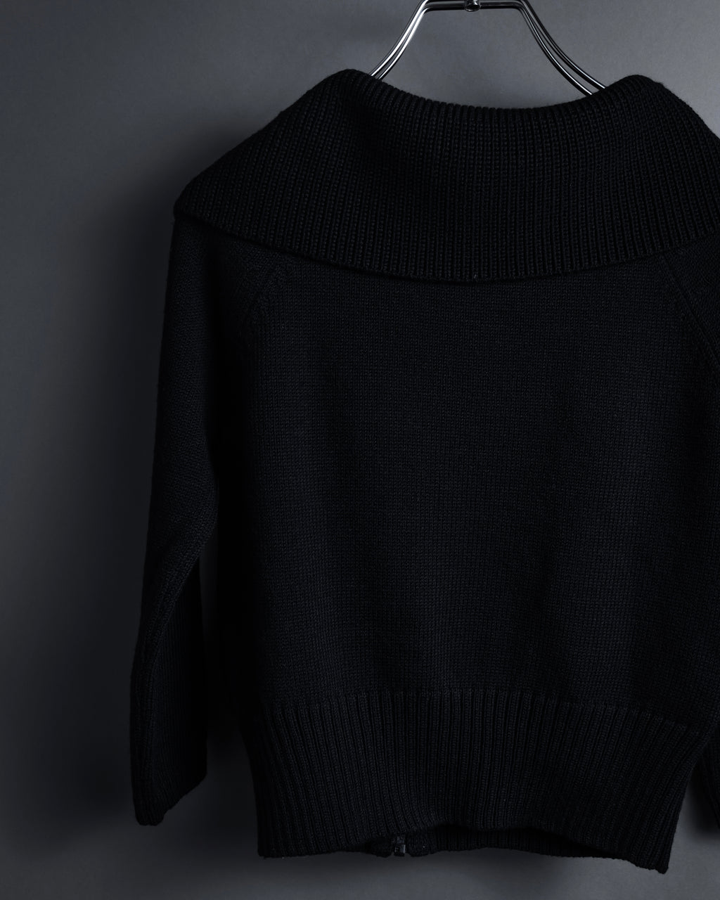 "FENDI" Raglan sleeves short length zip-up knit