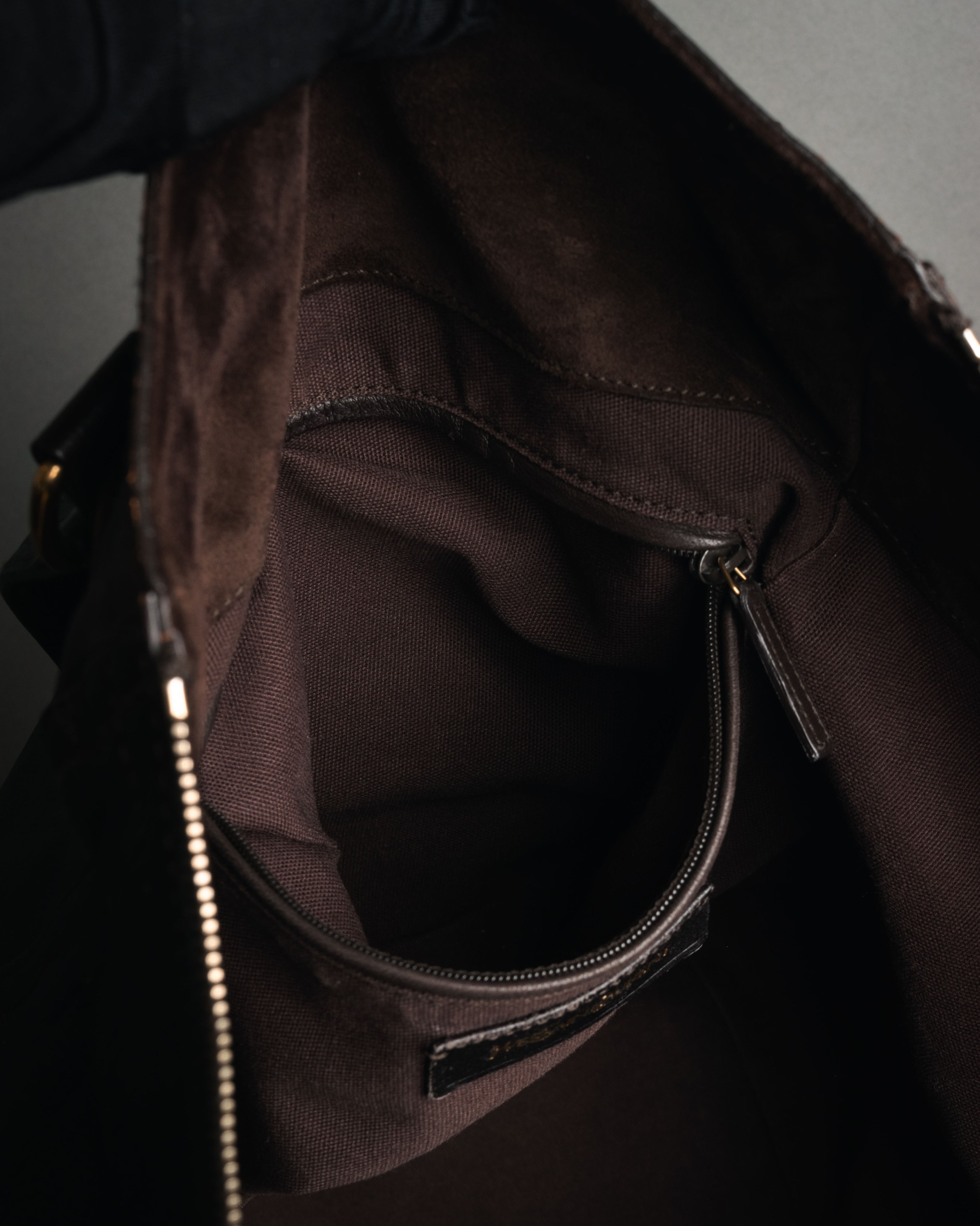 “Yves Saint Laurent” 2000’s downtown leather tote bag