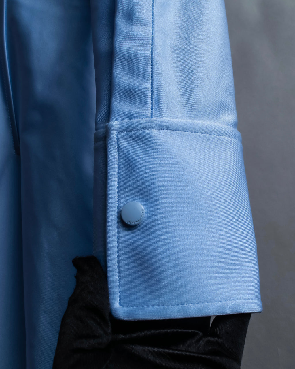 "ALEXANDER WANG" Three-dimensional cut design light blue shirt